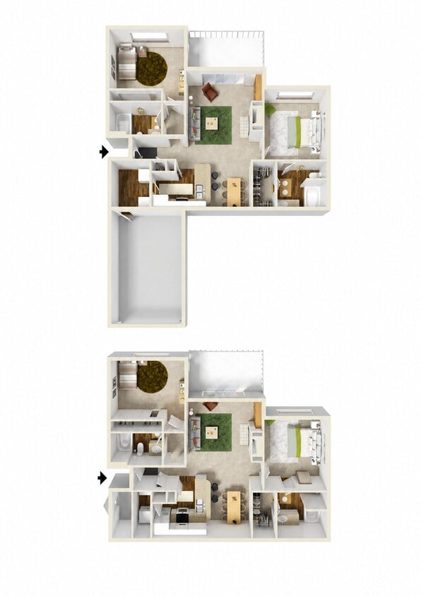 Floor Plan - B1 Upgraded