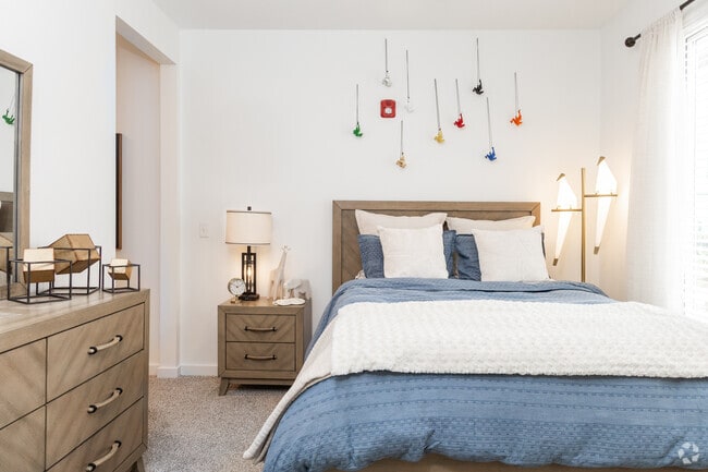 2BR, 2BA - 1,188SF - Primary Bedroom - Ascend at Hilltop