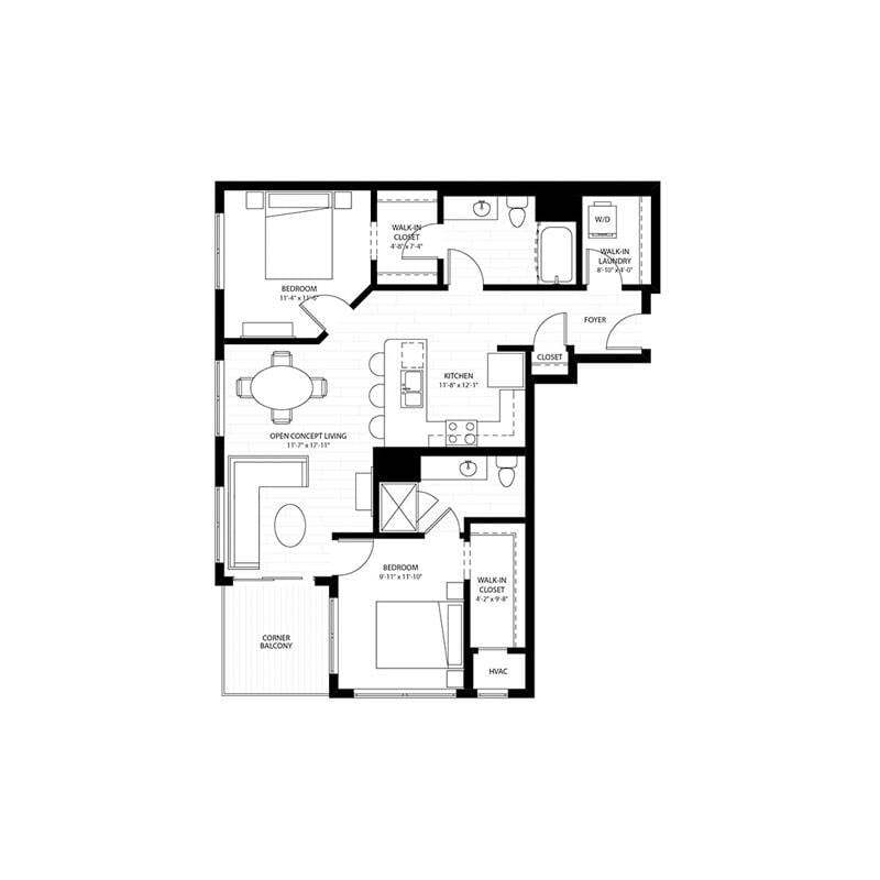 Floor Plan - Stockholm 3