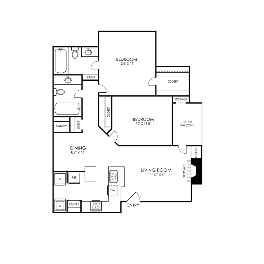 S2-The Landry-Floorplans_B1-2B2B-884 SF.png - B1