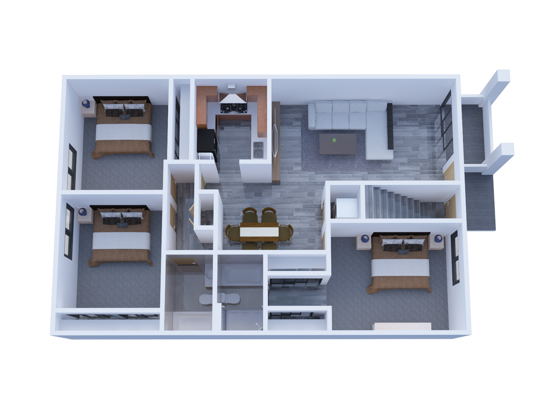Floor Plan - 3x2-1240