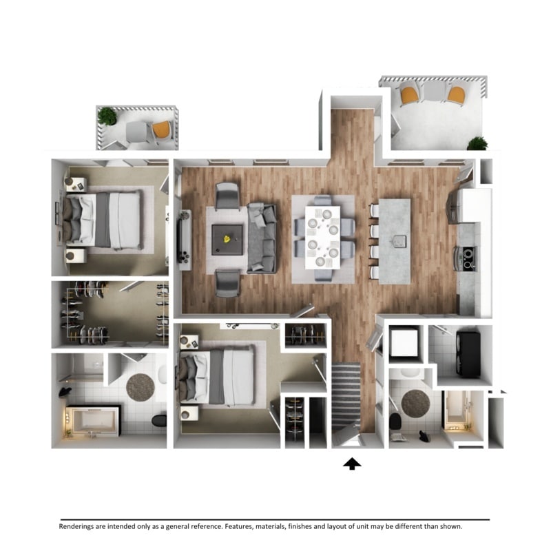 Floor Plan - Meridian - Penthouse