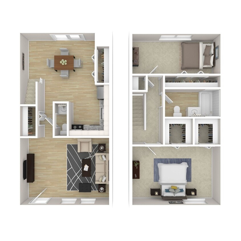 Floor Plan - B2 Townhome