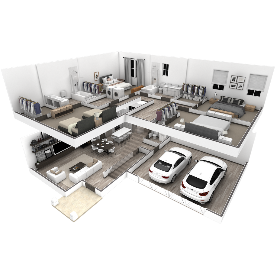Floor Plan - 4BR Vista