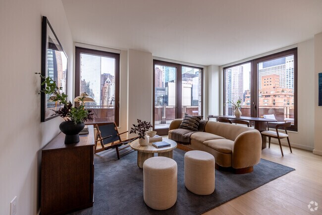 2BR, 2BA - Living Room - Anagram Turtle Bay