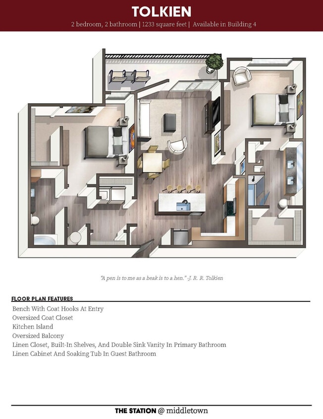 Floor Plan - Tolkien