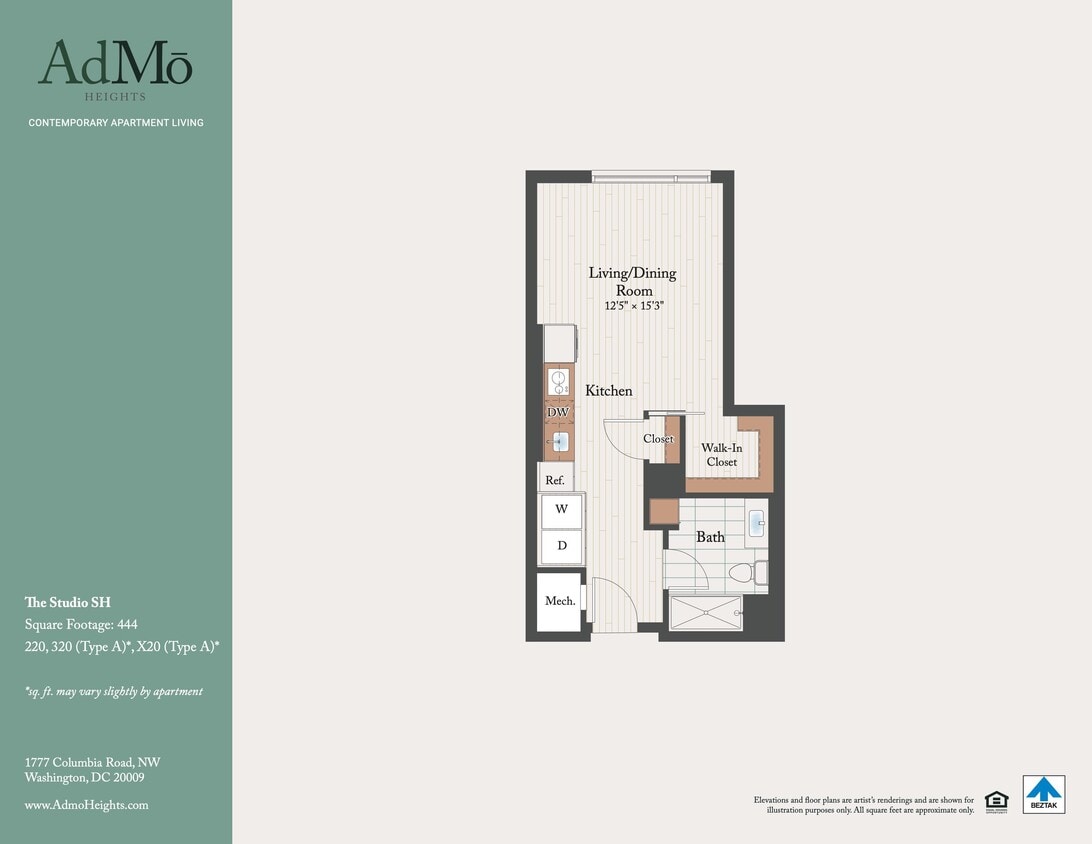 Floor Plan - The Studio SH