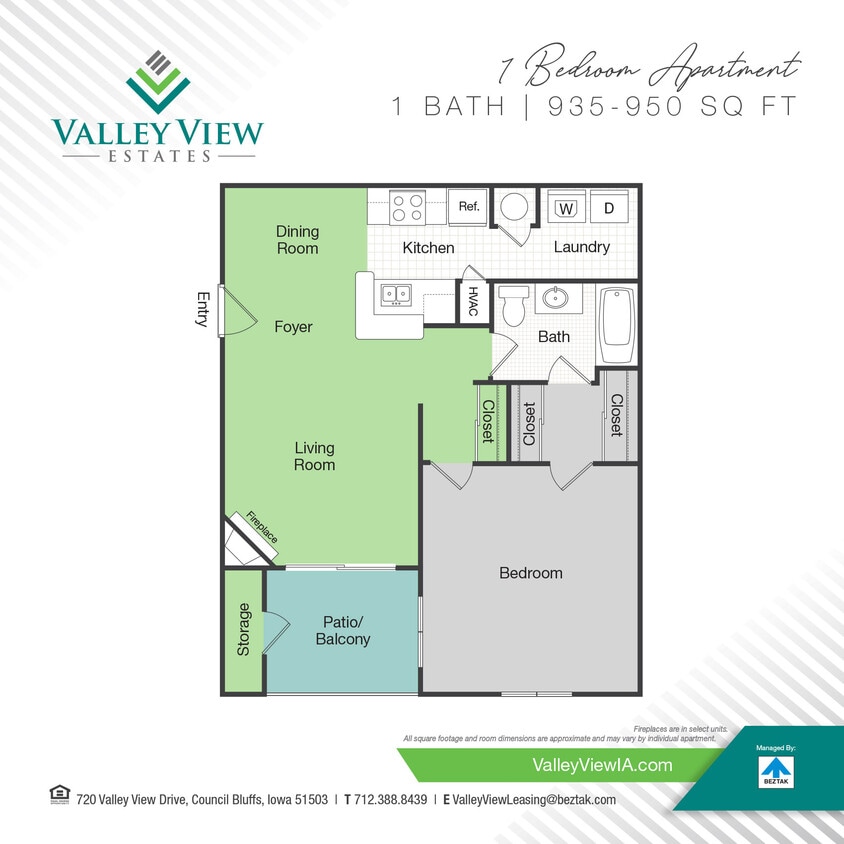 Floor Plan - 1BR