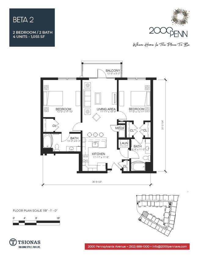 Beta 2 - Two bedroom