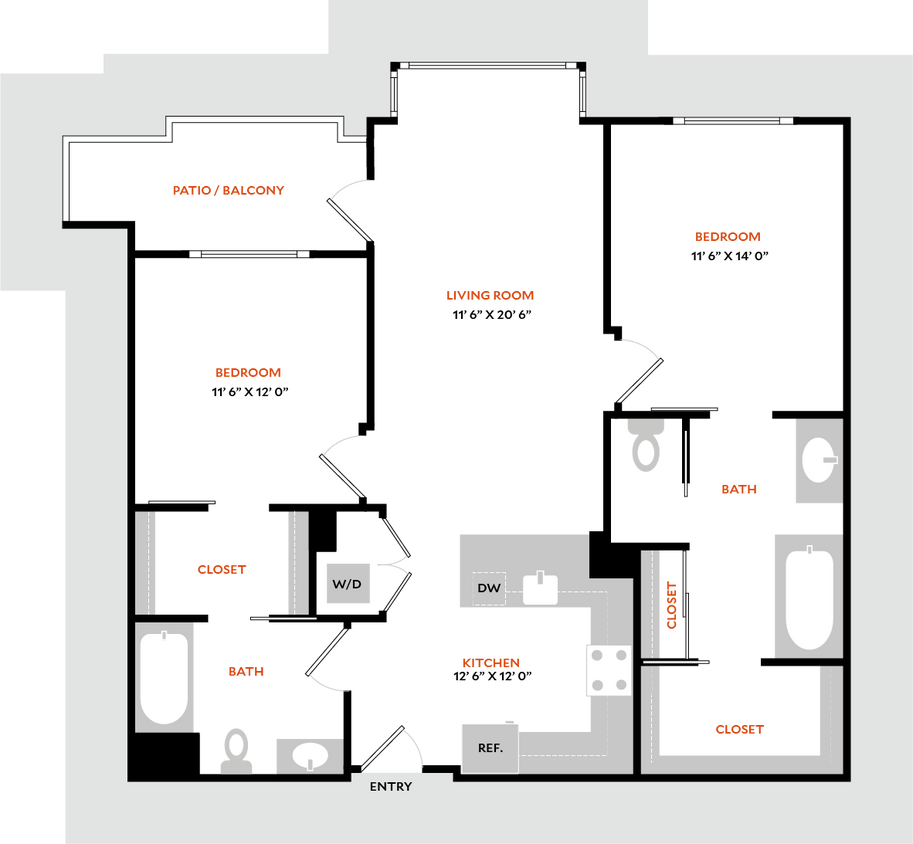 Floor Plan - Plan 2H