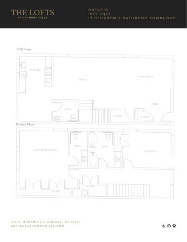 Floor Plan - Ontario - Fallsview