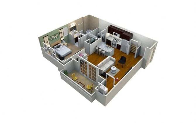 Floor Plan - M1-1 726