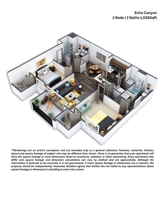 Floor Plan - Echo Canyon