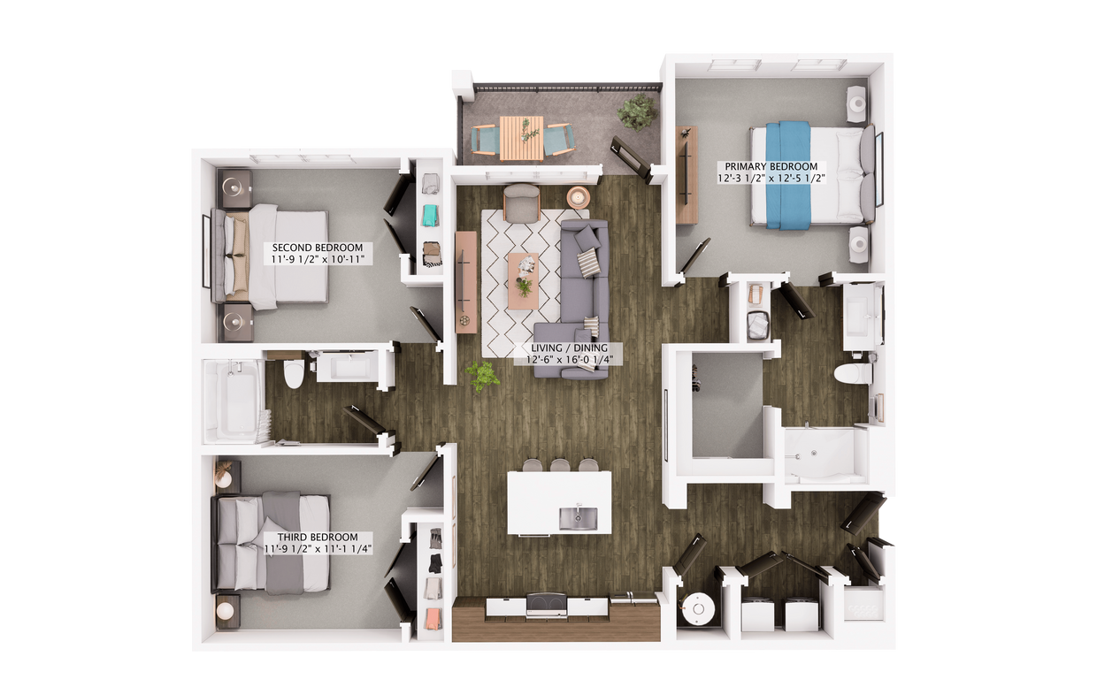 Floor Plan - Clark Lake (C1)