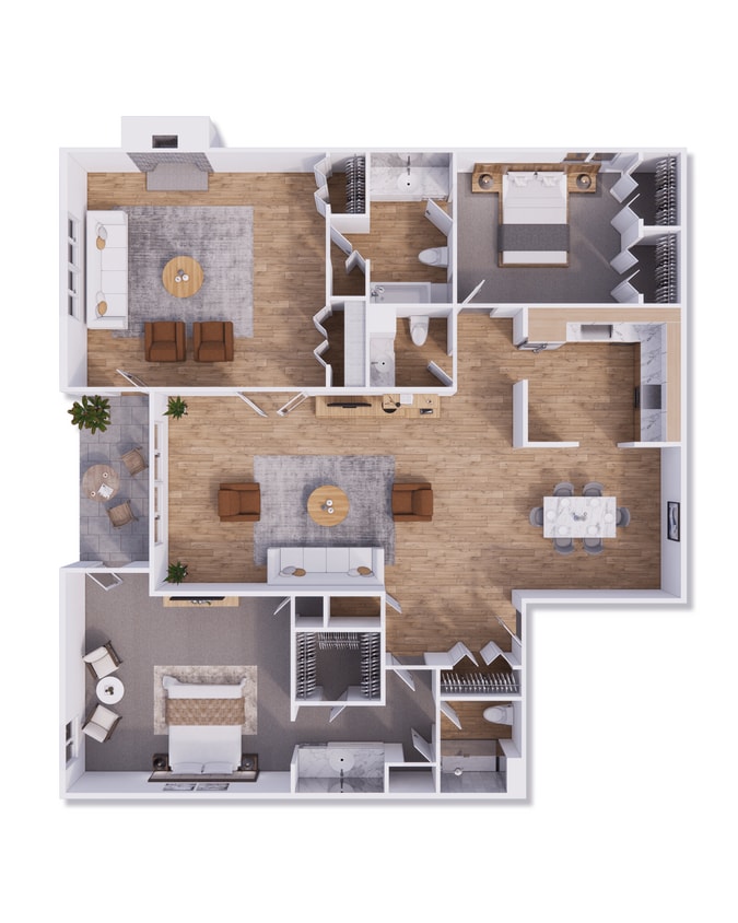 Floor Plan - East Mid B4