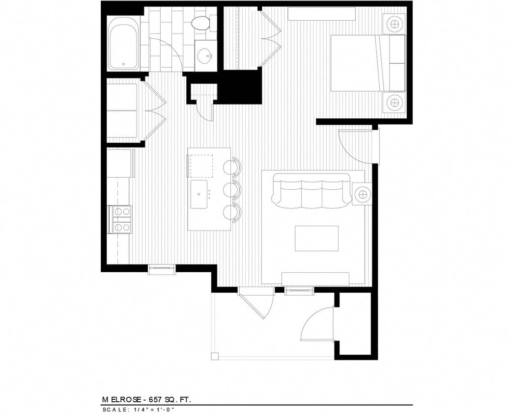 Floor Plan - Studio Large