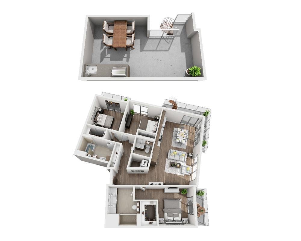 Floor Plan - C2.5A Penthouse