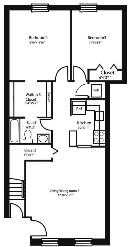 Two Bedroom - Two Bedroom