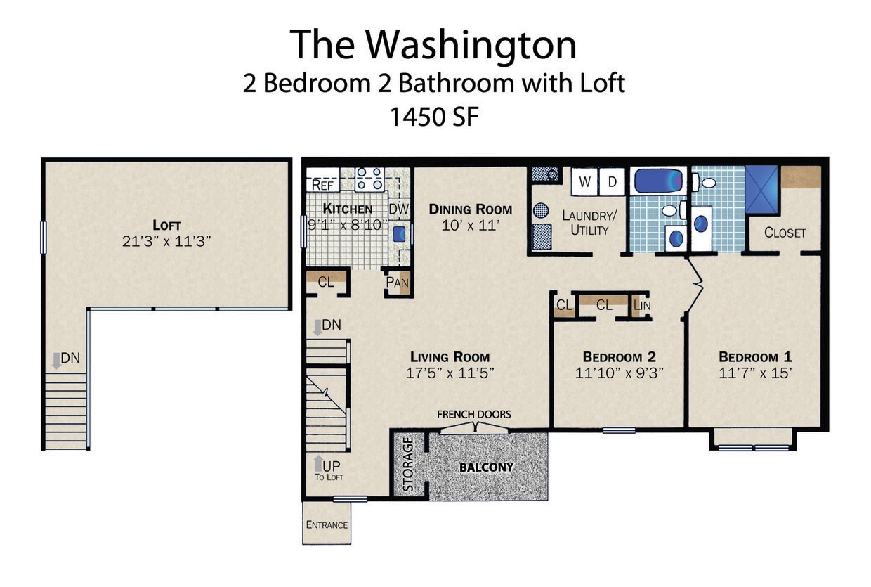 Floor Plan - Washington