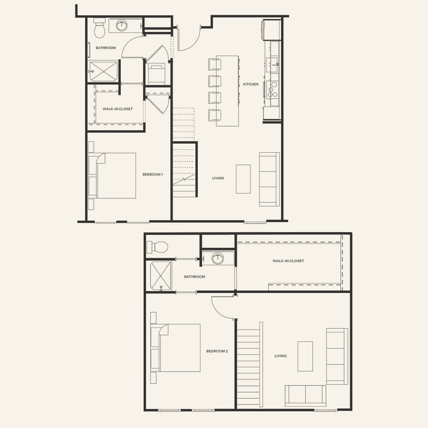 Floor Plan - L3 - Two Bedroom Penthouse