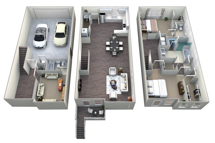 Floor Plan - TH3 G