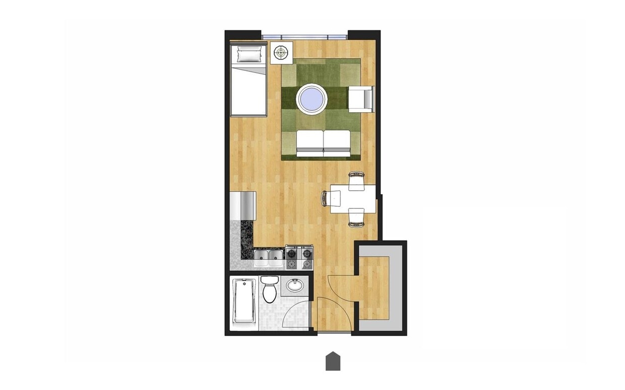 Floor Plan - Studio