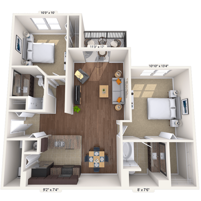 Floor Plan - Sanibel