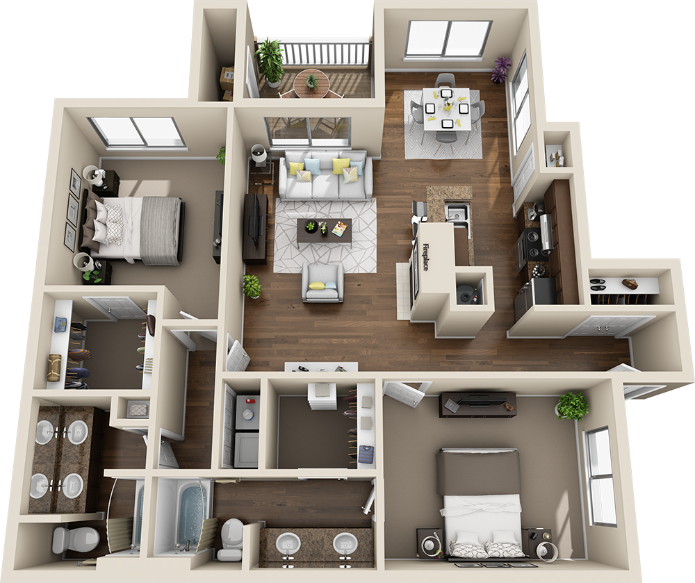 Floor Plan - The Dunhill 