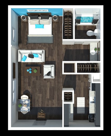 Floor Plan - Studio A