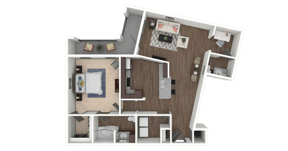 1 Bed/1 Bath - 1 Bed/1 Bath