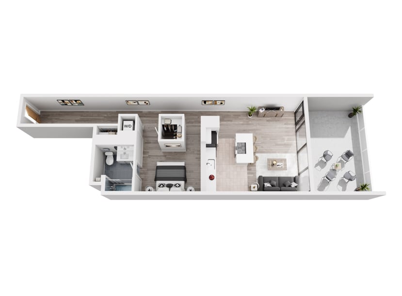 C1 - 1102 floor plan Lake and Wells - C1 - 1102
