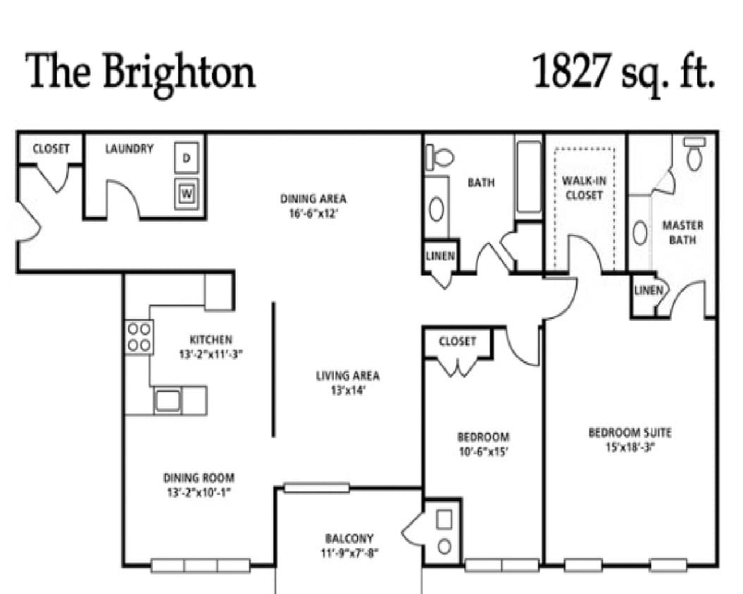 Floor Plan - The Brighton