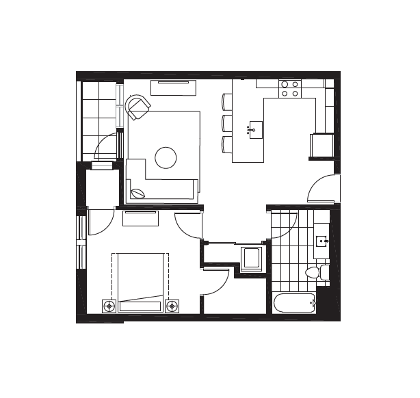 Floor Plan - Nicollet 4
