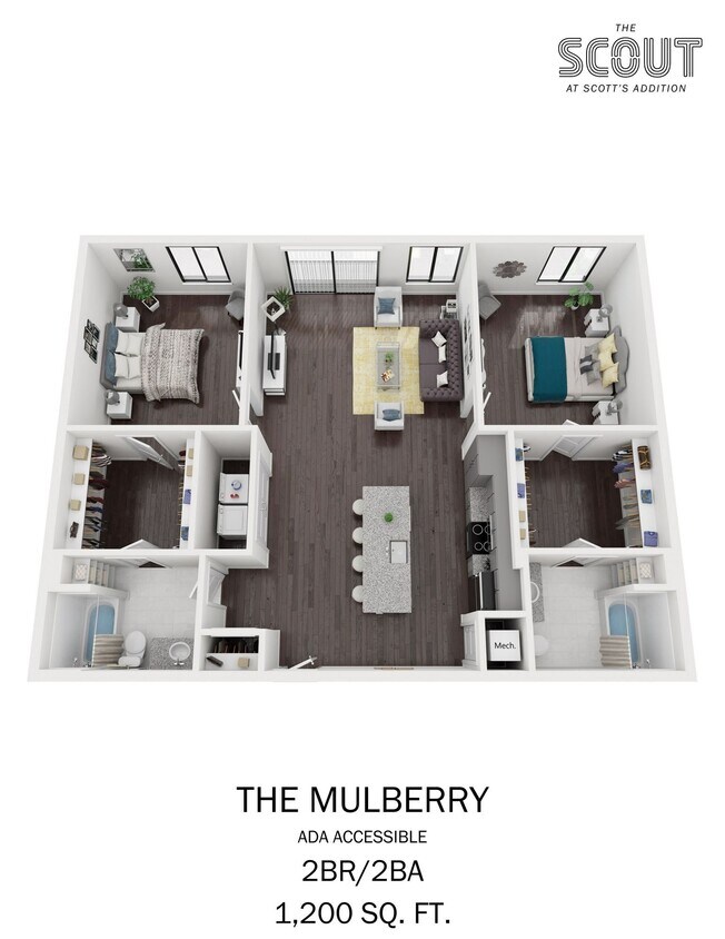Floor Plan - The Mulberry 