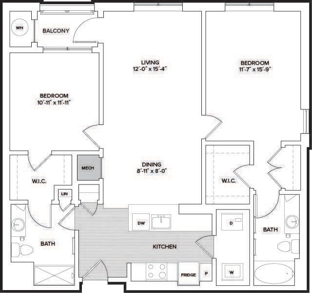 Floor Plan - 2B.1