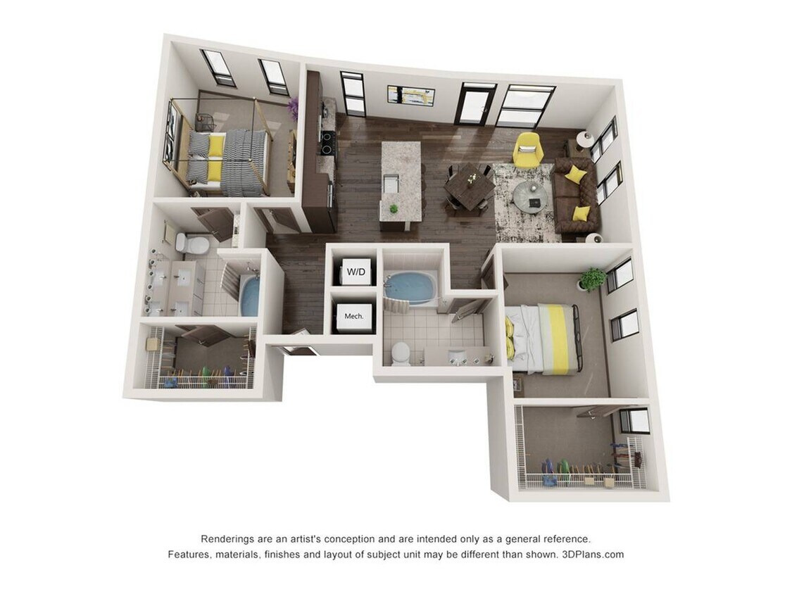 2 Bedroom - 2 Bathroom - Aurelia (2 Bedroom & 2 Bathroom)