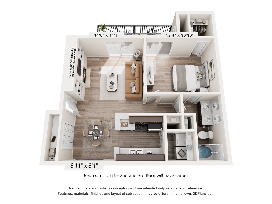 Floor Plan - The Bradford