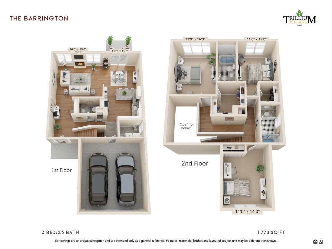 Floor Plan - The Barrington 