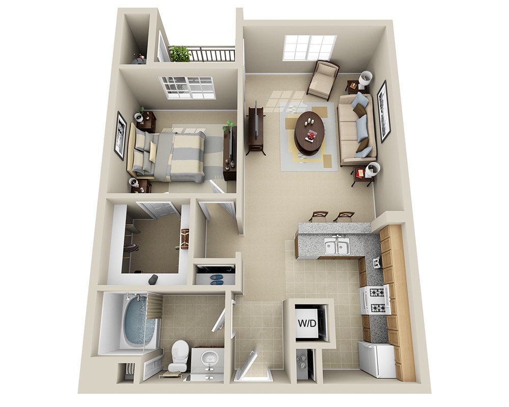 Floor Plan - Playa (A1D)