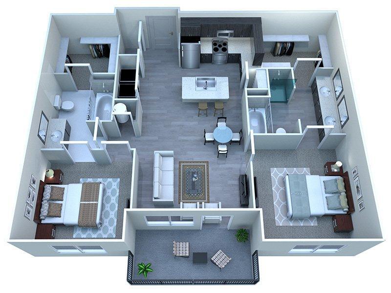Floor Plan - B2G 2x2