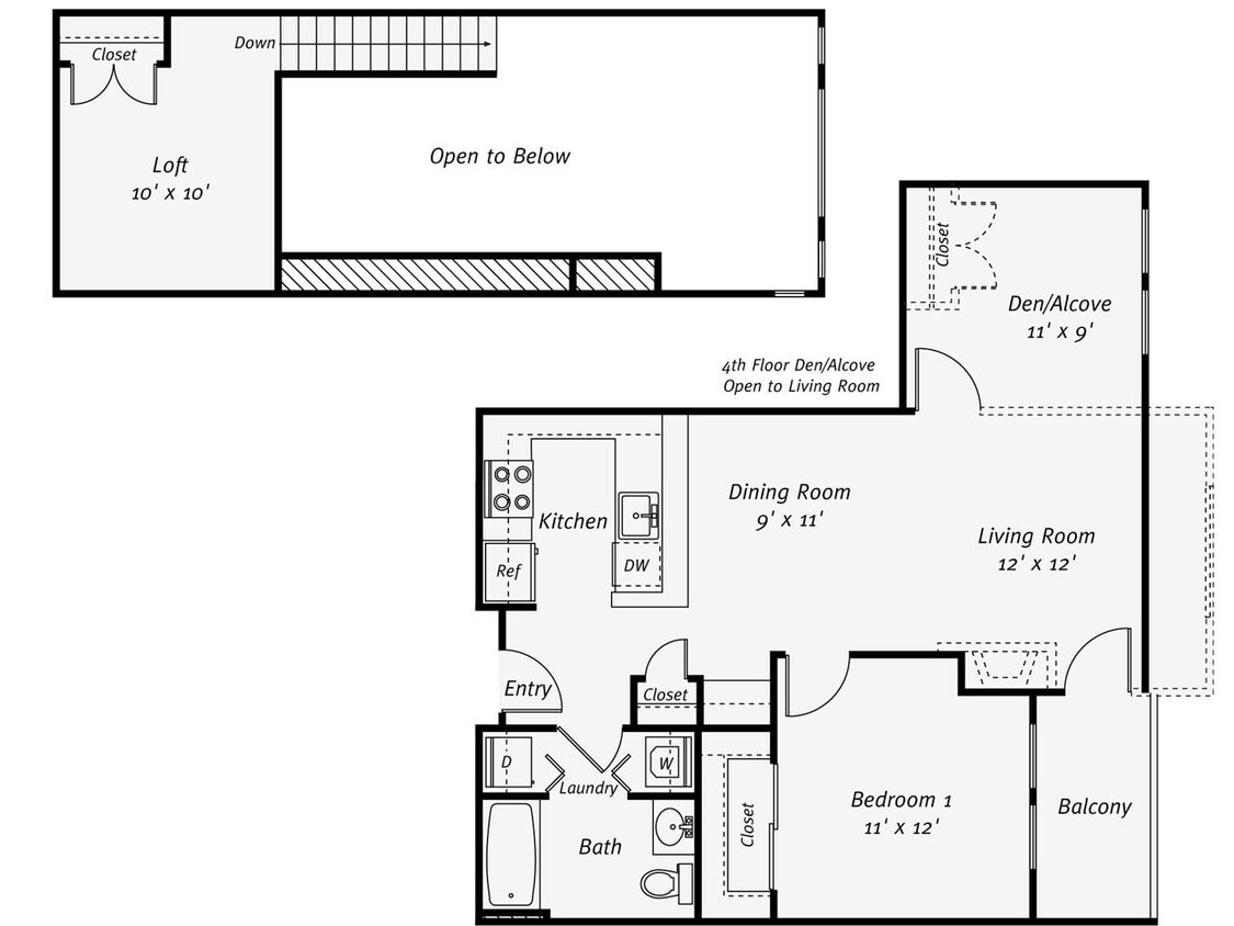 Floor Plan - A1DL