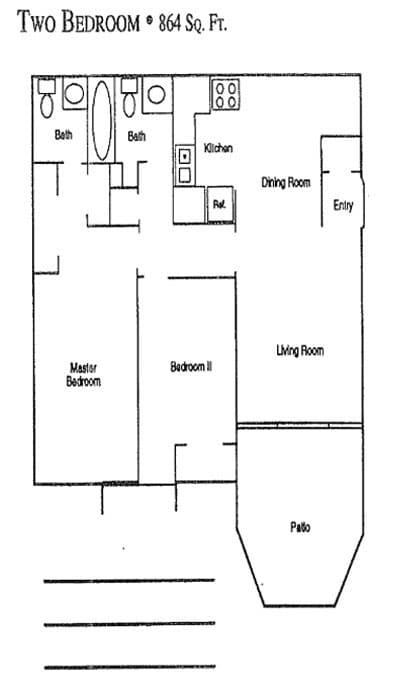 1 BR/1.5 BA - Aria-B1