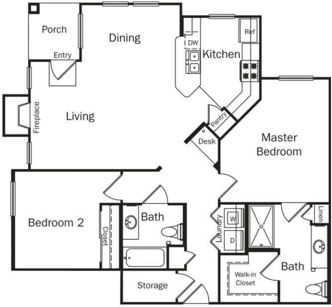 Floor Plan - Champagne