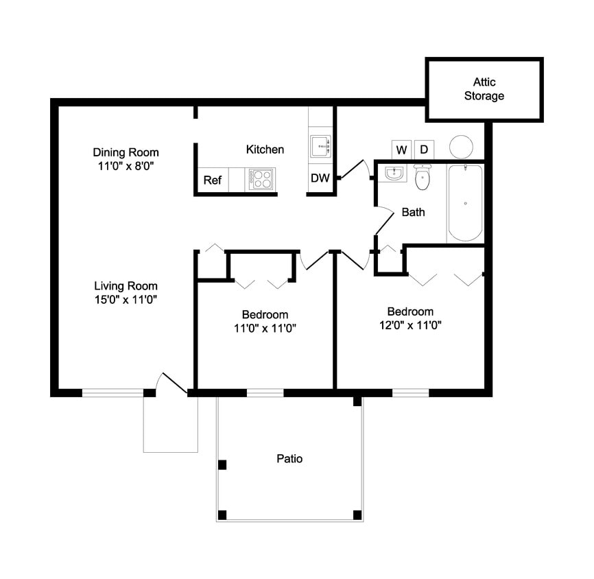 Two Bedroom - 2 Bedroom