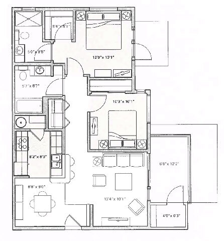 Floor Plan - Jefferson - Corporate Unit