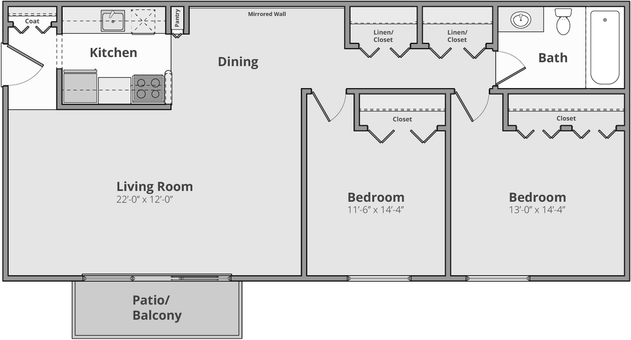 Floor Plan - The Liberty