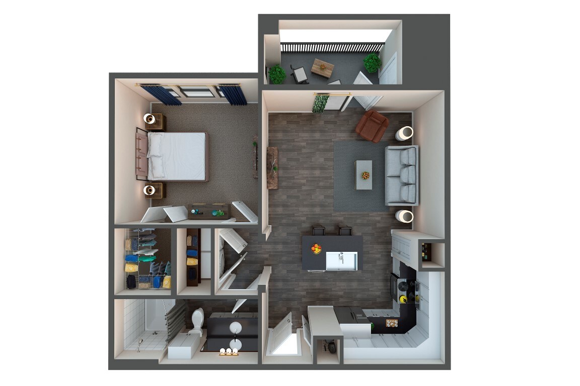Floor Plan - 1B