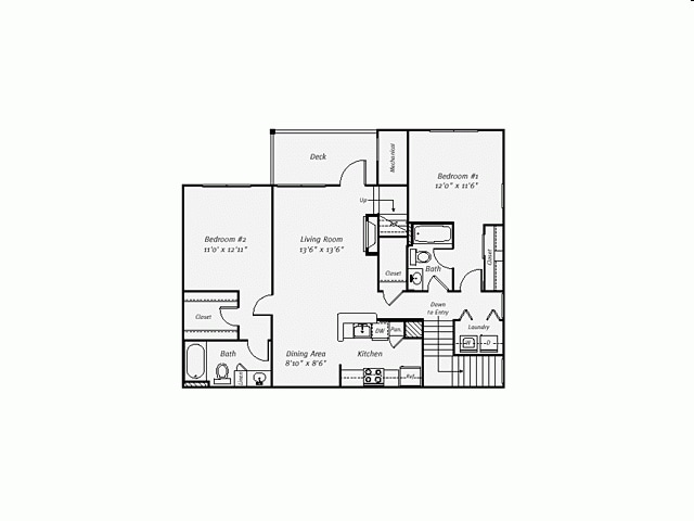 2BR/2BA - BD1
