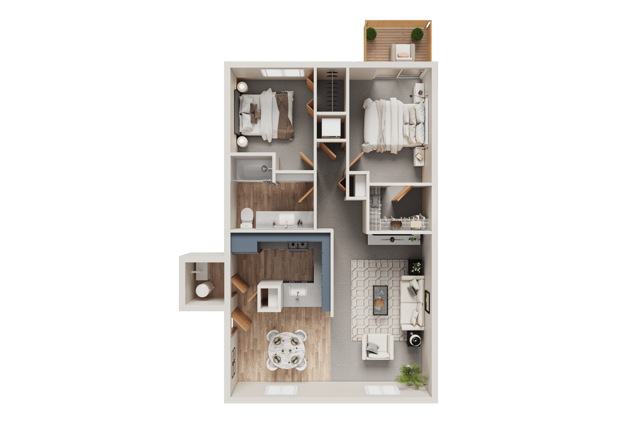 Floor Plan - Two Bedroom Executive