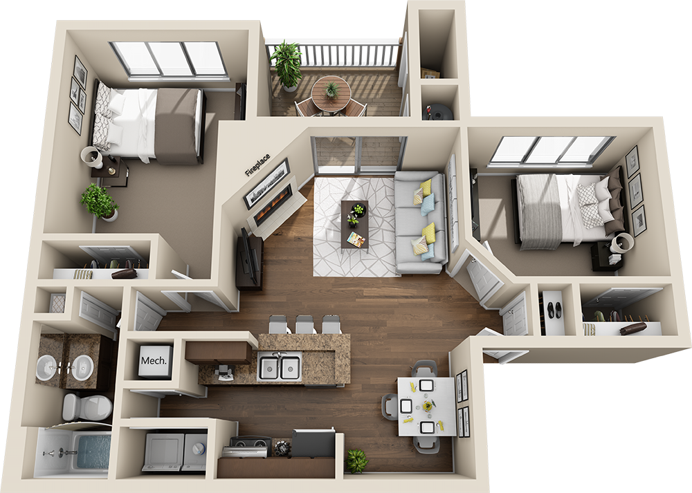Floor Plan - The Cambridge 